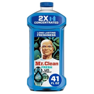 Mr Clean 2X Concentrated Multi Surface Cleaner w/ Unstopables Fresh Scent 41 oz