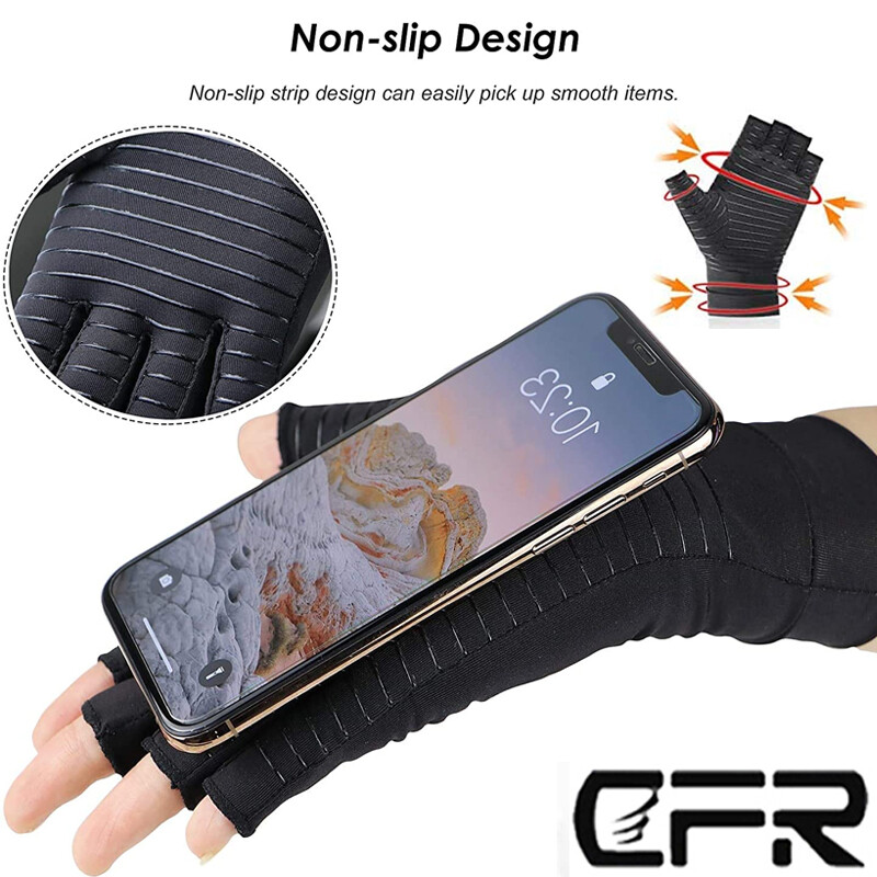 Cooper Arthritis Gloves Wrist Support Compression Hand Therapy Health Rheumatoid