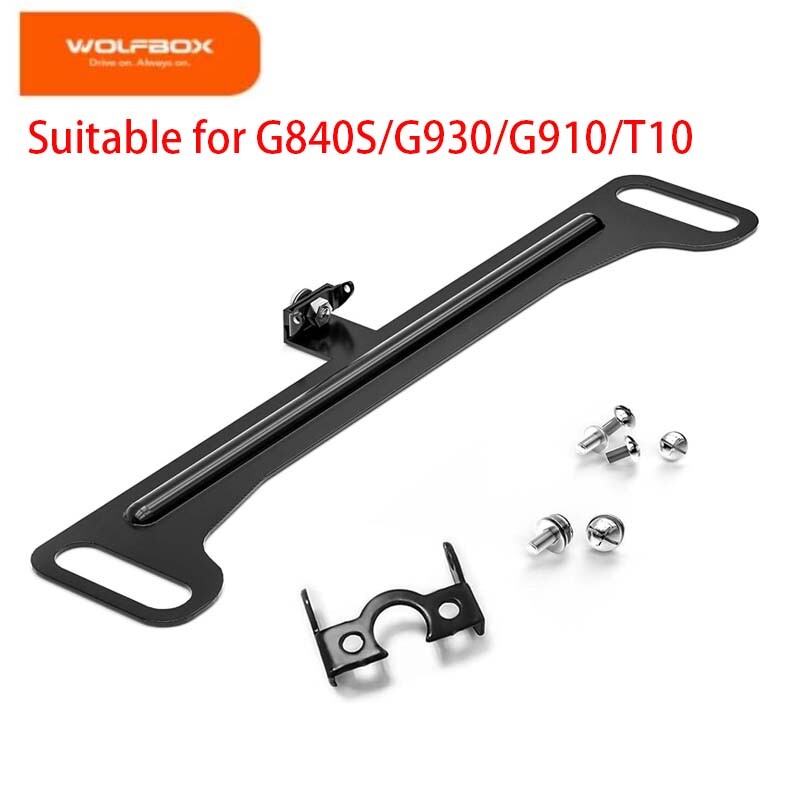 WOLFBOX Reverse Rear Camera License Plate Bracket, for Backup View Camera