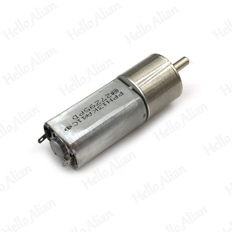 DC5V~12V Slow Speed Micro 16mm Gearbox Mini Metal Gear Motor DIY Robot Smart Car