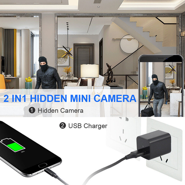 Mini Hidden Camera Home Security Nanny Cam Full HD 1080P DVR Night Vision Audio - Image 16