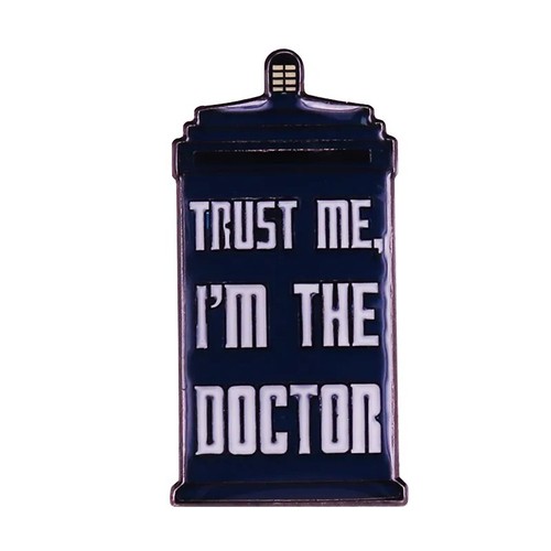 Doctor who Tardis Police Box Enamel Pin TARDIS doctor who Badge Brooch