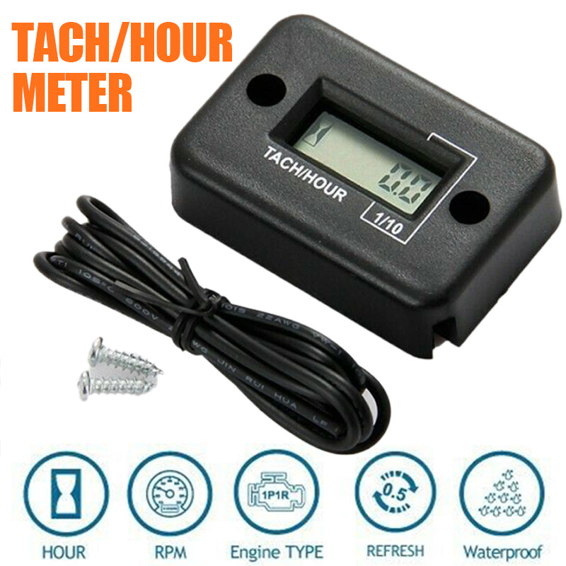 Digital Drehzahlmesser Tachometer Rasenmäher 2/4 Hub Kettensägen Motoranzeigen
