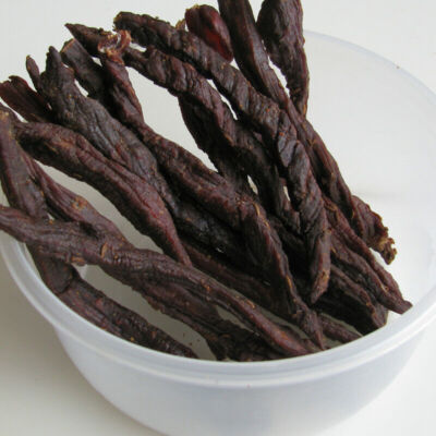 99% Lean Beef Jerky  -_-Smoked Mesquite
