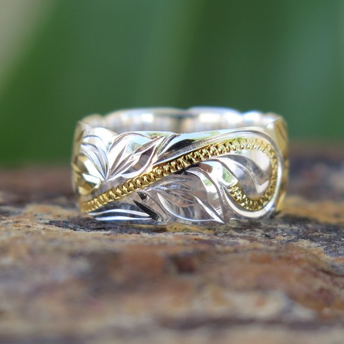 アクセサリー vintage silver 925 Hawaiian Jewelry 925 Sterling Silver Hawaiian Jewelry Ring - Hand Engraved