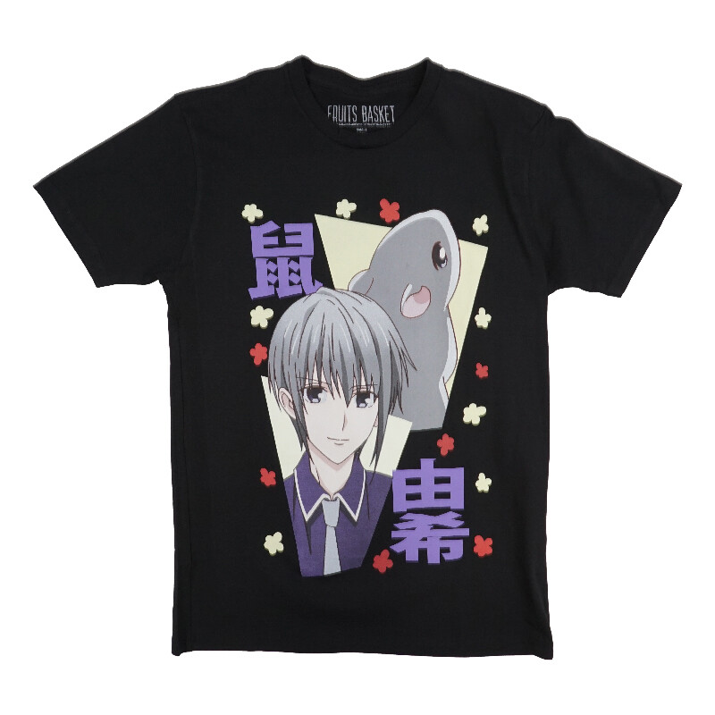 

МУЖСКАЯ ЧЕРНАЯ ФУТБОЛКА FRUITS BASKET С ГРАФИКОМ, Black
