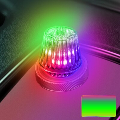 1x Mini LED USB Car Interior Neon Atmosphere Ambient Light RGB Lamp Accessories
