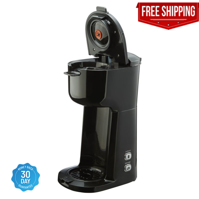 Dual Brew K Cup Capsule Ground Coffee Compact Design