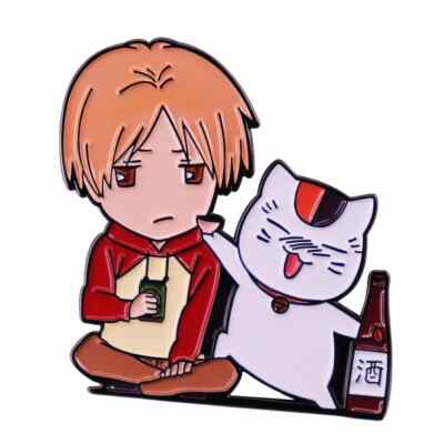 Natsume Yuujinchou Book of Friends Madara Cat Enamel Pin Badge Anime Japanese