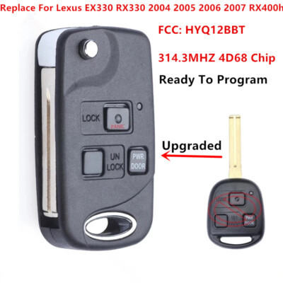 for Lexus RX330 RX350 RX400h 2004-2008 Keyless Remote Car Key Fob HYQ12BBT -4D68