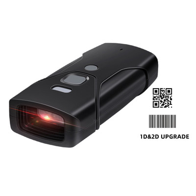 Portable Wireless Bluetooth Mini Barcode Scanner Work with Windows Android iOS