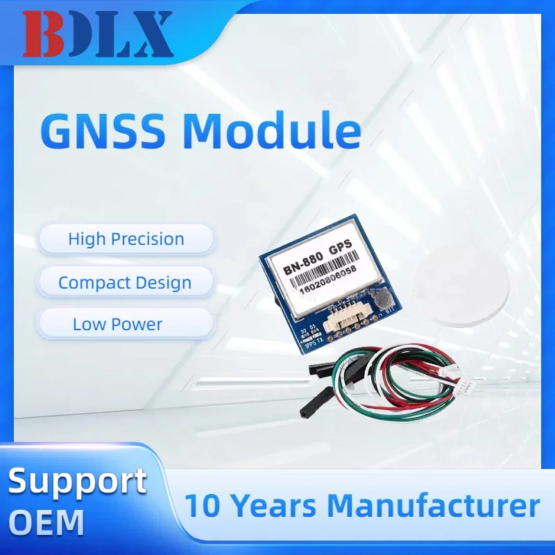 BN-880 BN880 Dual GPS GLONASS Module M8030-KT High Precision Antenna with TTL Le