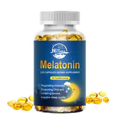 120 Capsules Sleep Better Relieve Stress Improve Sleep Health Supplement