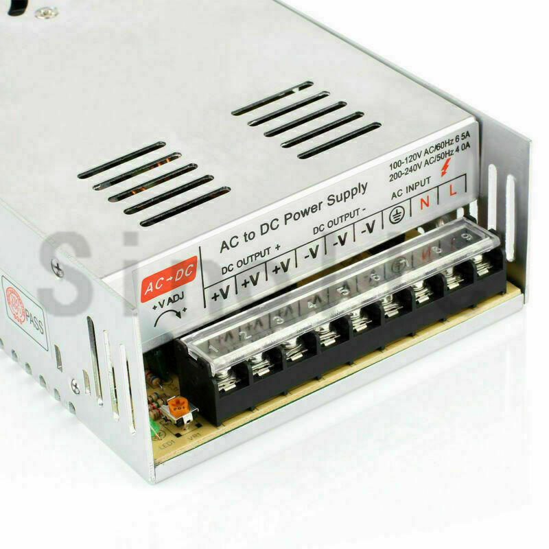 AC TO DC 12V 30A 360W Regulated Switching Mode Power Supply Converter Adapter
