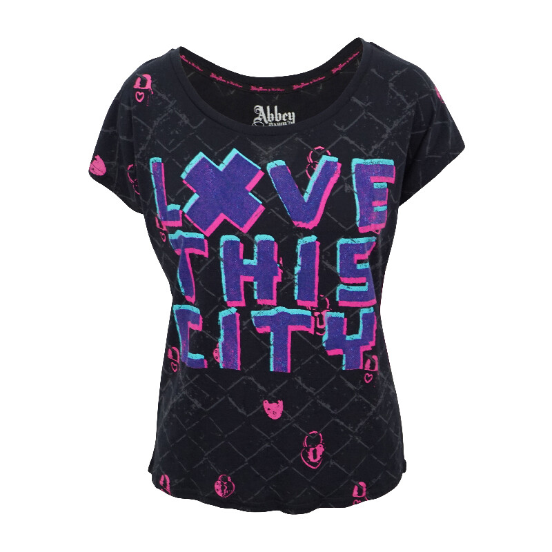 

ФУТБОЛКА ABBEY DAWN, ЖЕНЩИНЫ ОБОЖАЮТ ЭТОТ ГОРОД, Black