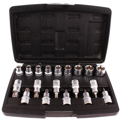 Torx Steckschlüssel Satz 19-tlg. Innen Außen Torx Nuß Set Bit Set Bitsatz Nüsse