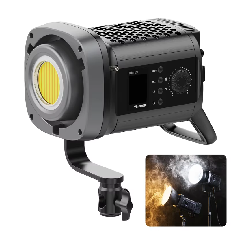 200W Bicolor V-Mount COB Video Light Fill Light 2700-6500K Bowens Mount COB Ligh