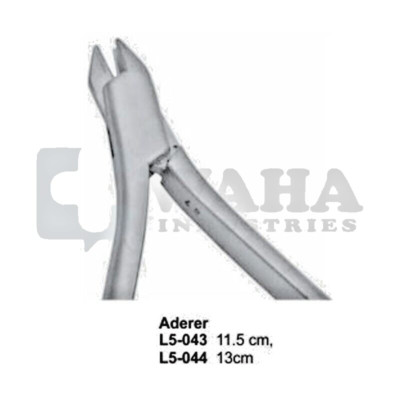 Dental Aderer Pliers Three Prong Orthodontics Wire Bending Premium Instruments
