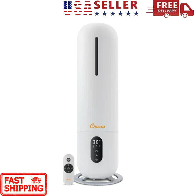Floor Cool Standing Adjustable Remote Control Mist Indoor White