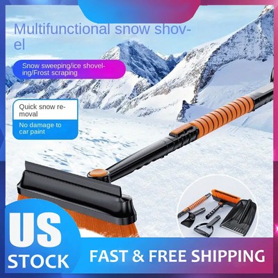5-in-1 Portable Snow Removal Shovel Kit-Durable ABS Material