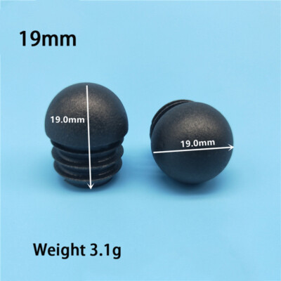 Domed-Round-Plastic-Blanking-End-Caps-Tube-Pipe-Inserts-Bung Plugs steel tubing