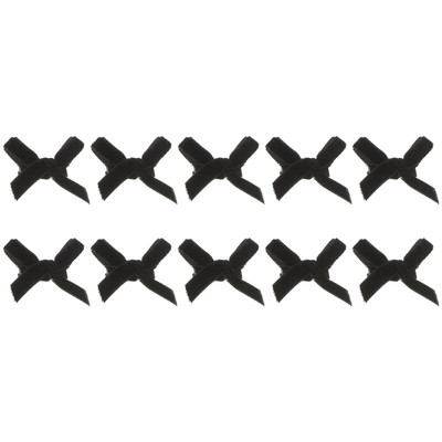 10PCS Girls Hair Clip Plush Bowknot Shape Hair Barrettes for Teen Travel Makeup