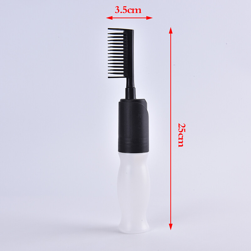110ML Hair Dye Bottle Applicator Comb Dispensing Salon Hair Coloring Dye_bi