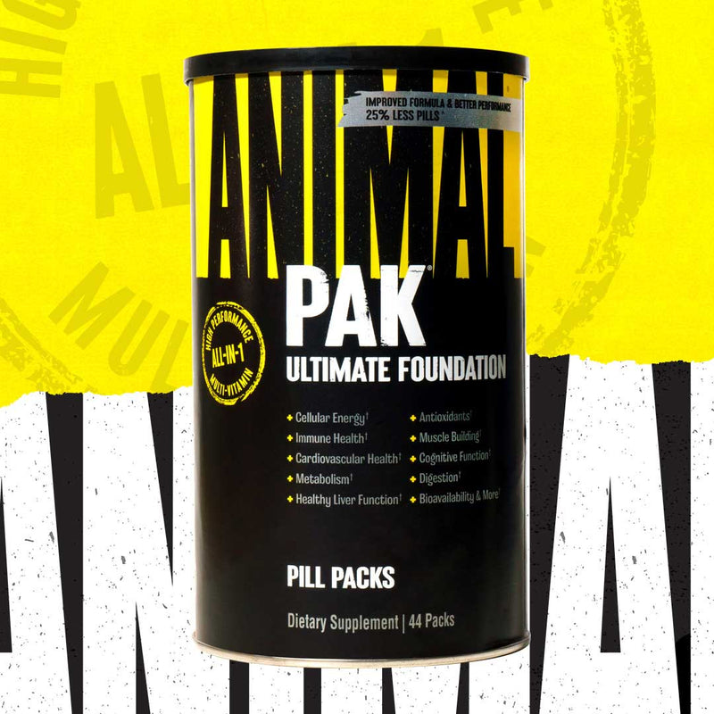 UNIVERSAL NUTRITION ANIMAL PAK Ultimate Foundation Multivitamin for Men 44 Packs