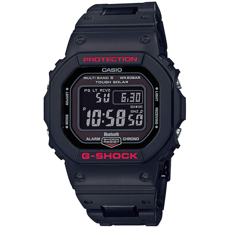 Pre-owned G-shock Casio  Gw-b5600hr-1jf Bluetooth Solar Radio Digital Watch Gw-b5600hr-1