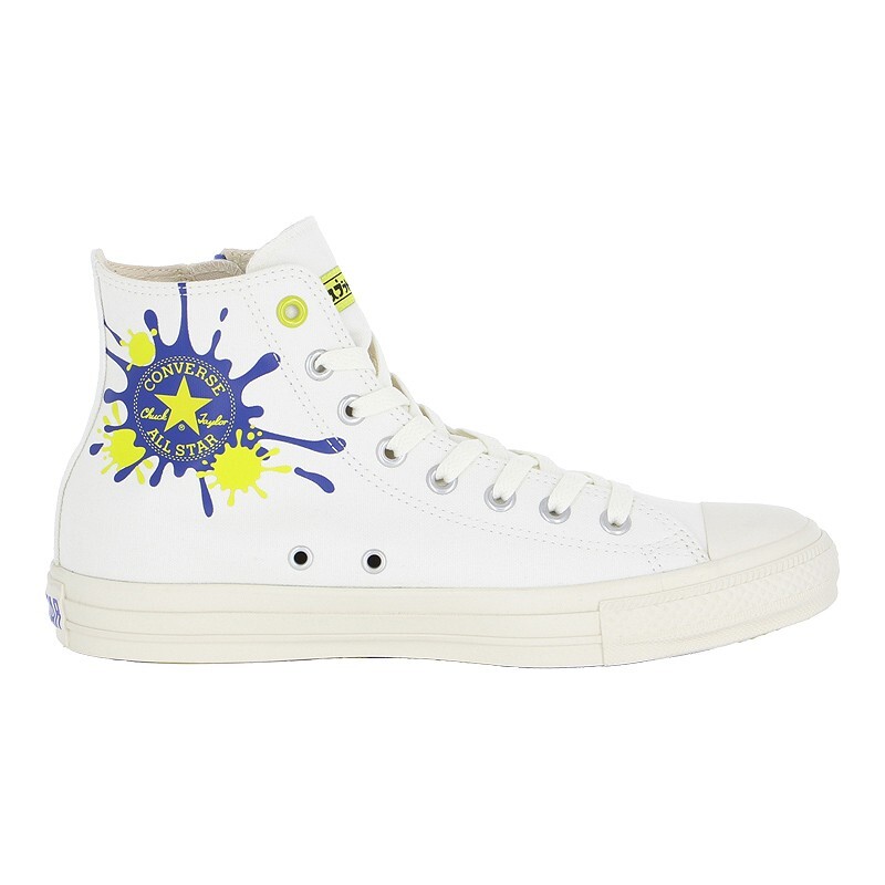 Pre-owned Converse X Splatoon3 Collabo Sneakers All Star Z Hi White 5in-10in Japan