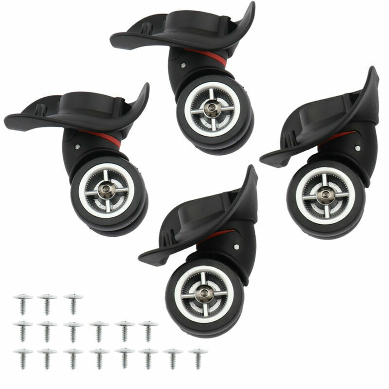 2 Stück Koffer-Ersatzräder – PVC, 10,8 X 10,3 Cm, 4-Loch-Design, Passend Für Die Meisten Trolley-Koffer