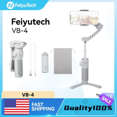 FeiyuTech VB 4 Smartphone Gimbal with 8.4''Extendable Rod AI Gesture Control New