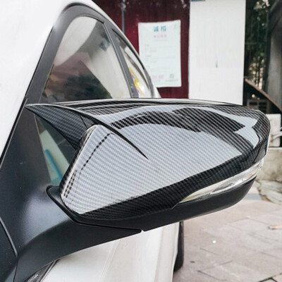 RH & LH Fits Hyundai Veloster 2012-2017 Carbon Fiber OX Rear View Mirror Cover
