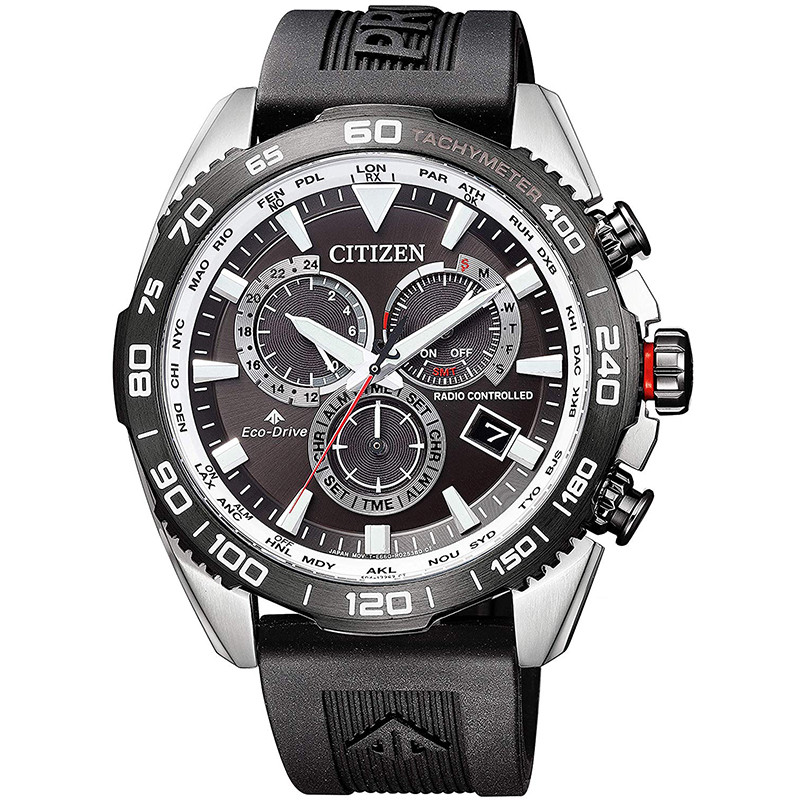 Pre-owned Citizen Promaster Land Cb5036-10x Eco-drive Radio Watch Direct Flight From Japan