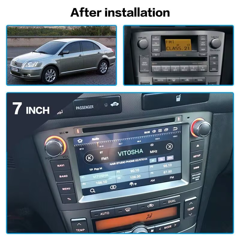 IPS Android 13 Carplay Car DVD Player For Toyota Avensis 2002-2008 T250 GPS Navi
