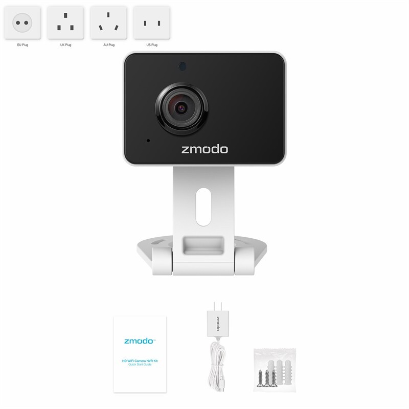 Zmodo 1080p 2pack Mini WiFi Camera, Two-Way Audio, Video Baby Monitor