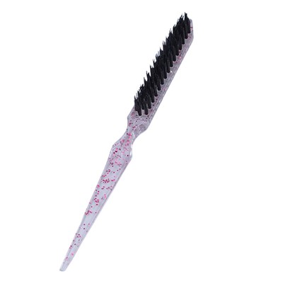 Diy Hair Brushes Comb Professional Hair Fluffy Portable Three Rows Styling To~J~