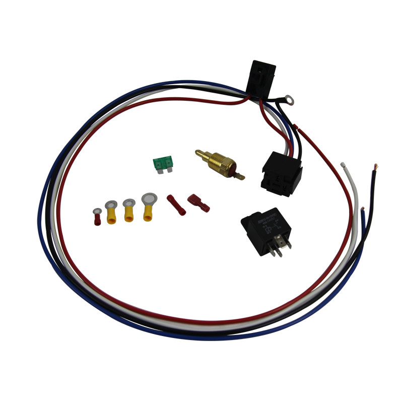 WIRING & 30 AMP RELAY & TEMPERATURE CONTROL SUIT THERMO FAN UNIVERSAL PRO
