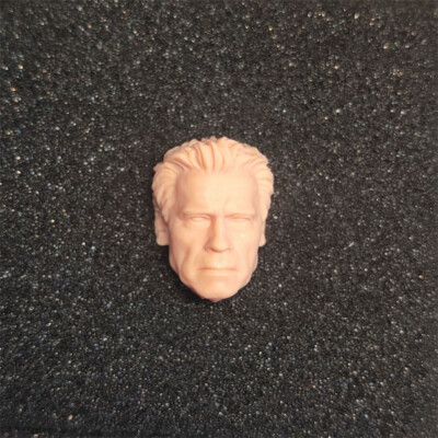 1/10 Scale Elderly Arnold Schwarzenegger Head Sculpt Unpainted Fit 7'' NecaFigure