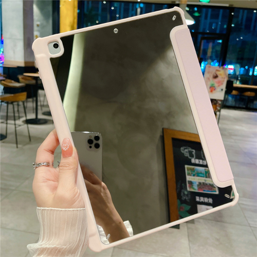 For iPad 5/6/7/8/9/10th Gen Air Pro 11 Back Mirror Leather Case Flip Cover