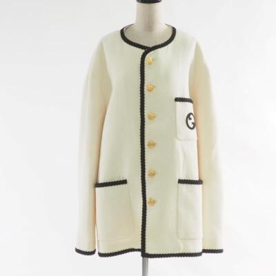 SALE GUCCI トレンチコート ホワイト グッチ(GUCCI)グッチ トレンチコート 衣料品 アウター