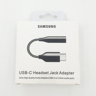 For Samsung USB-C To 3.5mm Jack Aux Adapter Type-c Audio Cable S20 S21 S22 S23 +