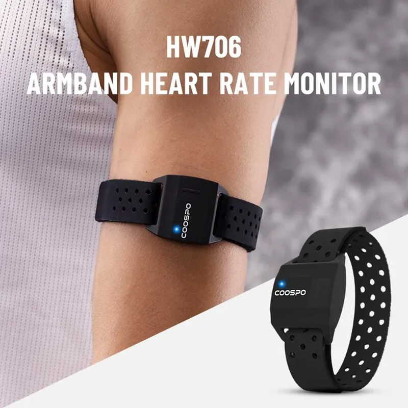 Heart Rate Monitor Armband Optical Fitness Outdoor Beat Sensor Bike Computer