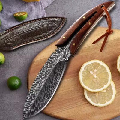 Professional Hand Forged Sharp Feather Boning Chef Knife