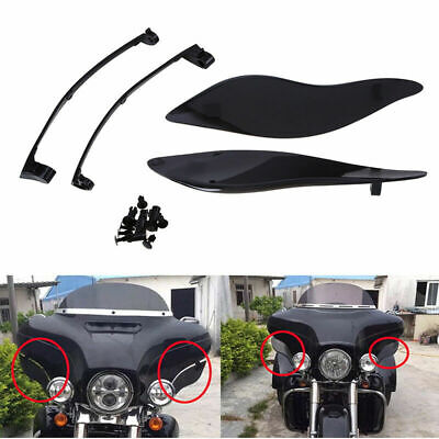 Motorcycle Air Deflector Accessories For Harley Touring Street Electra Glide eBay