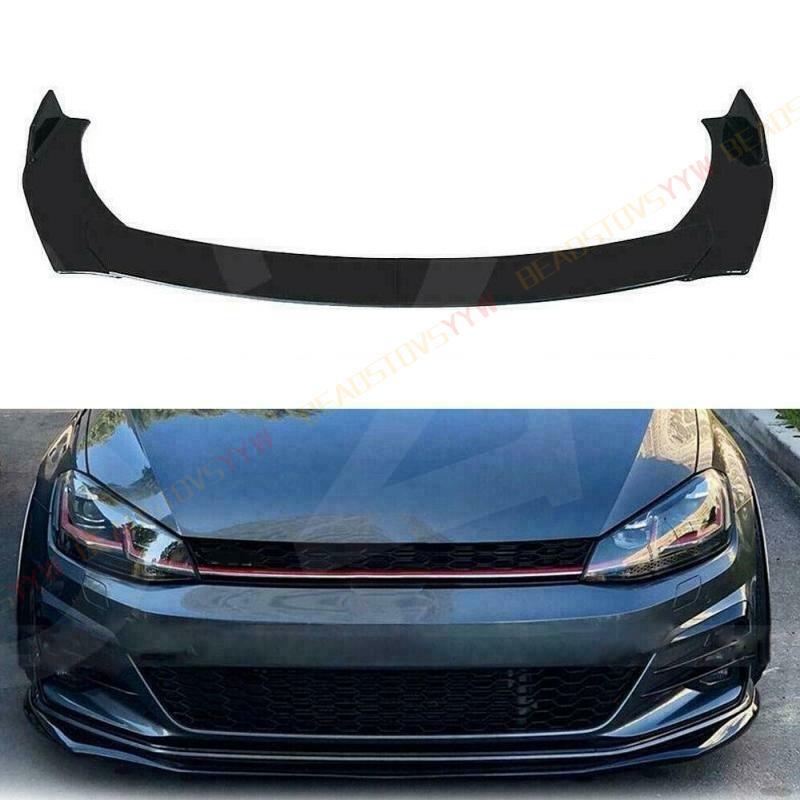 Lip Splitter Spoiler For Vw Golf Mk6 Mk7 Mk7.5 Gti Gtd R