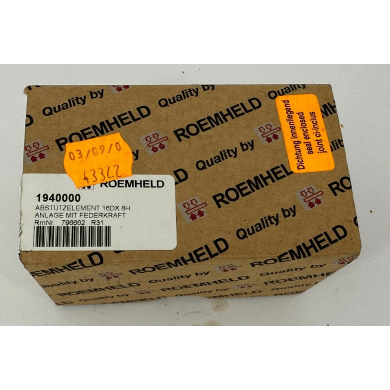 Element De Support SystÃ¨Me 16dx 8h Avec Force De Ressort Roemheld 1940000
