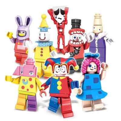 8pcs/Set The Amazing Digital Circus Figure Toy Pomni Jax Kinger Action Figure