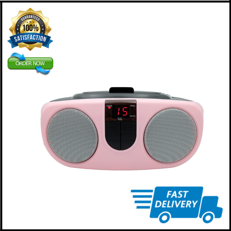 With Am/fm Radio, Boombox (pink)