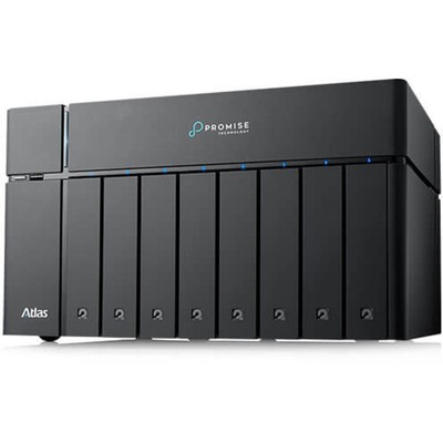 Promise Technology ATLAS S8+ 10Gbe 16tb SSD NAS Server 8x2000gb Seagate Barra…